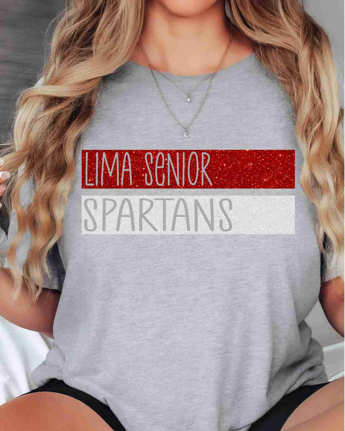 Lima Senior Spartans Rectangles DTF Transfer