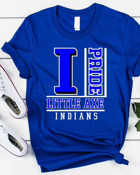 Little Axe Indians Pride Block DTF Transfer