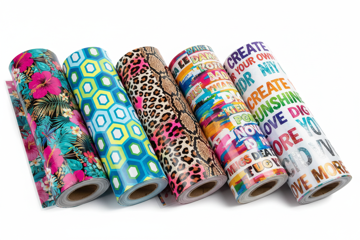 make with different designs on the rolls