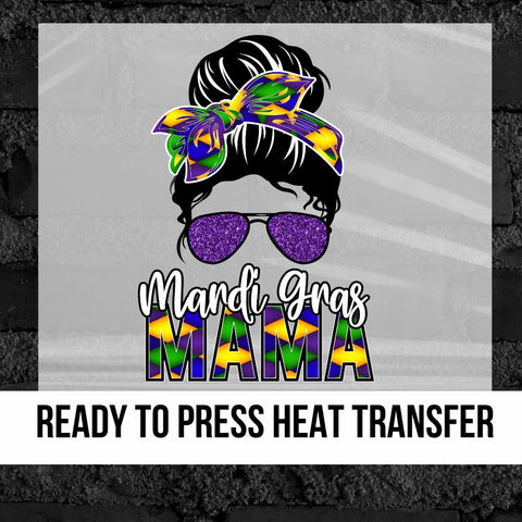 Mardi Gras Mama DTF Transfer