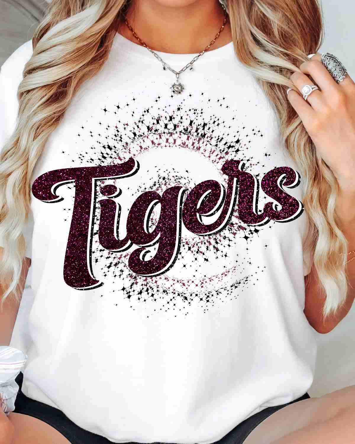 Tigers Swirl DTF Transfer