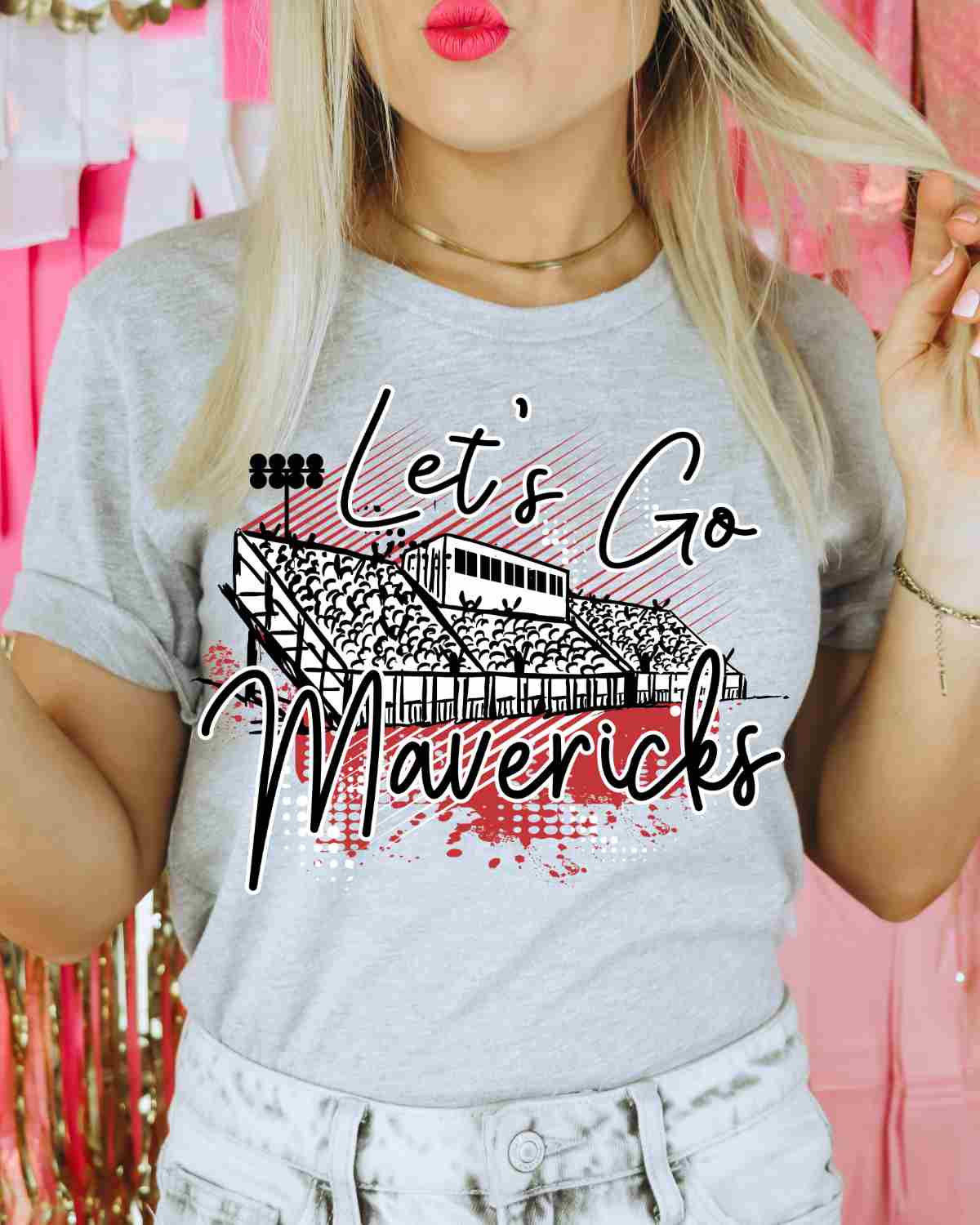 Let's Go Mavericks DTF Transfer