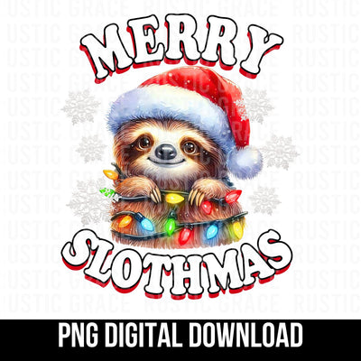 Merry Slothmas Digital Download