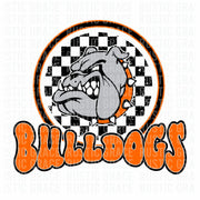 Bulldogs Mascot Retro Digital Download