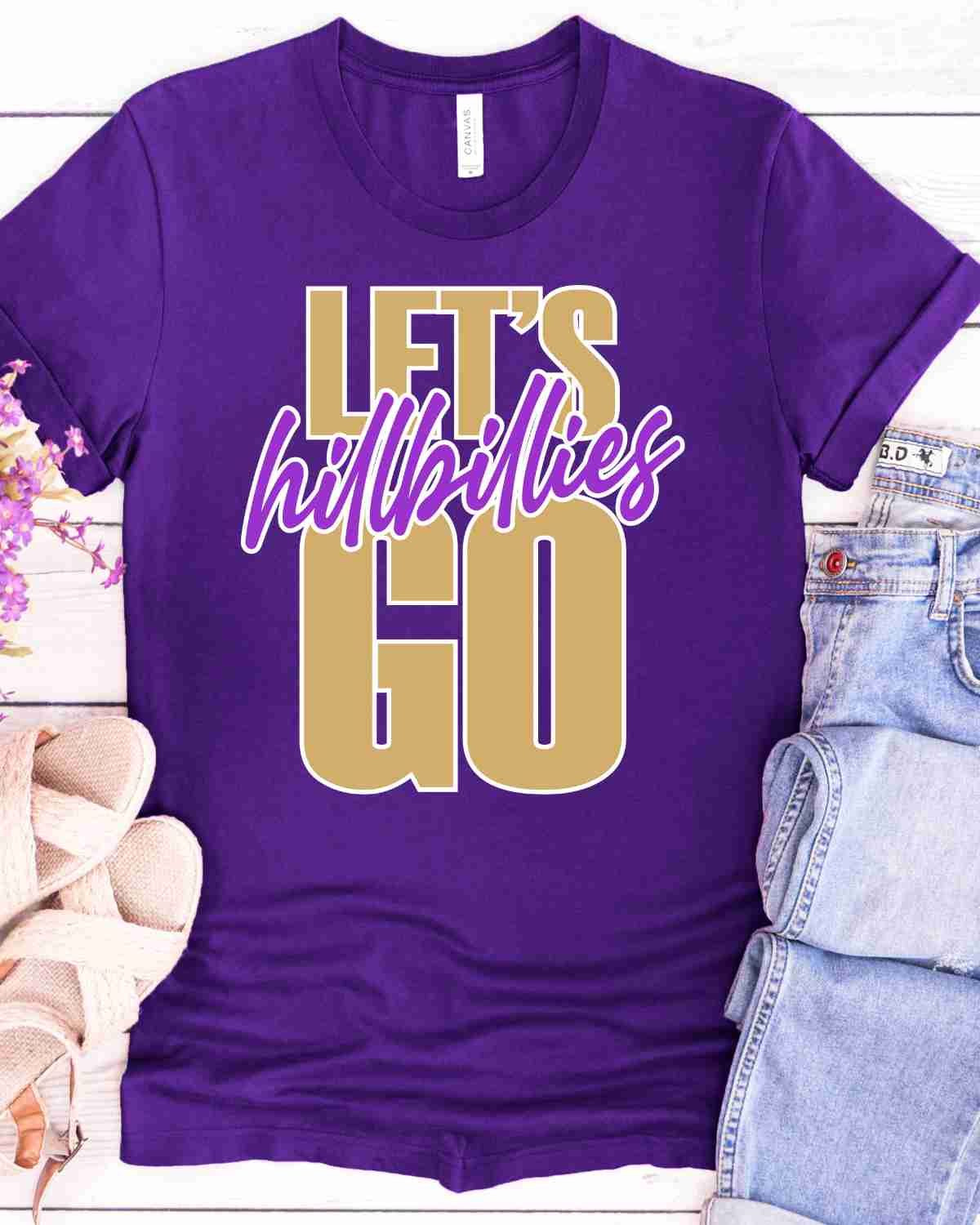 Let's Go Hillbillies DTF Transfer