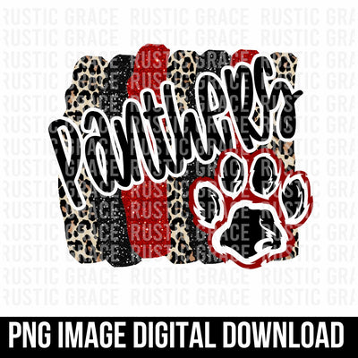 Panthers Swash Paw Digital Download