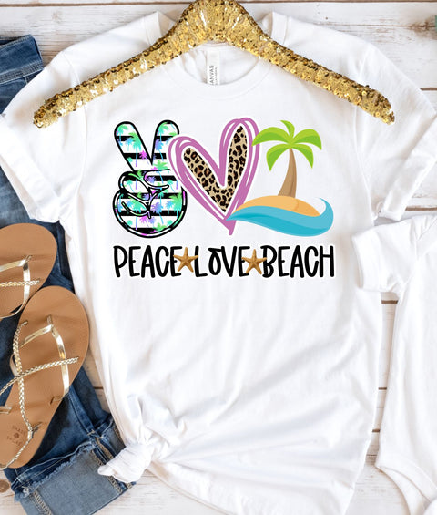 Peace Love Beach Digital Download