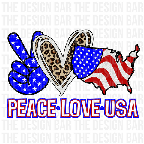 Peace Love USA Digital Download