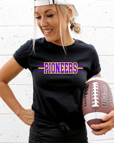 Pioneers Word with Lines DTF Transfer