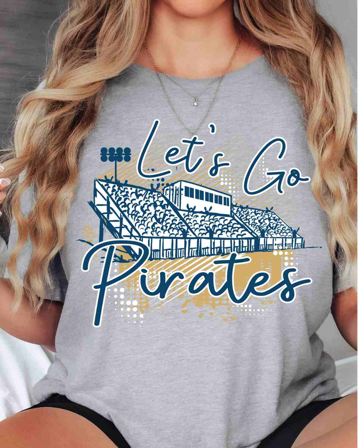 Let's Go Pirates Stadium DTF Transfer