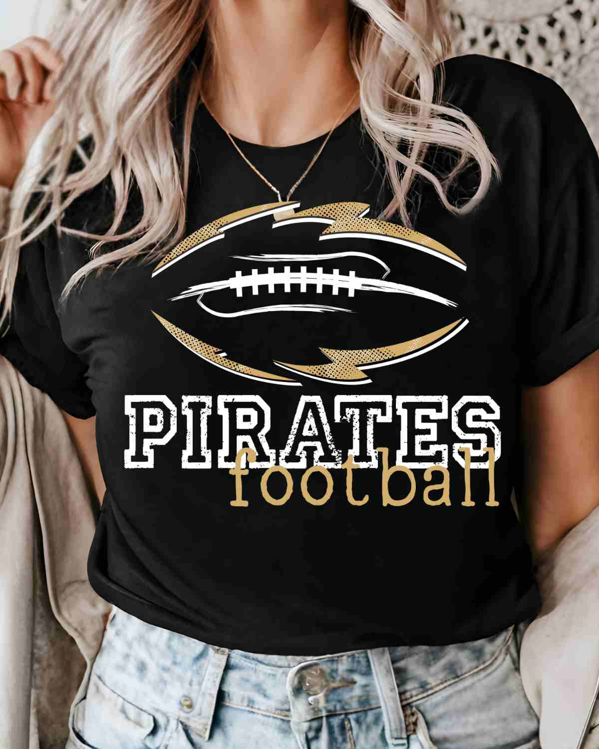 Pirates Football Tribal DTF Transfer