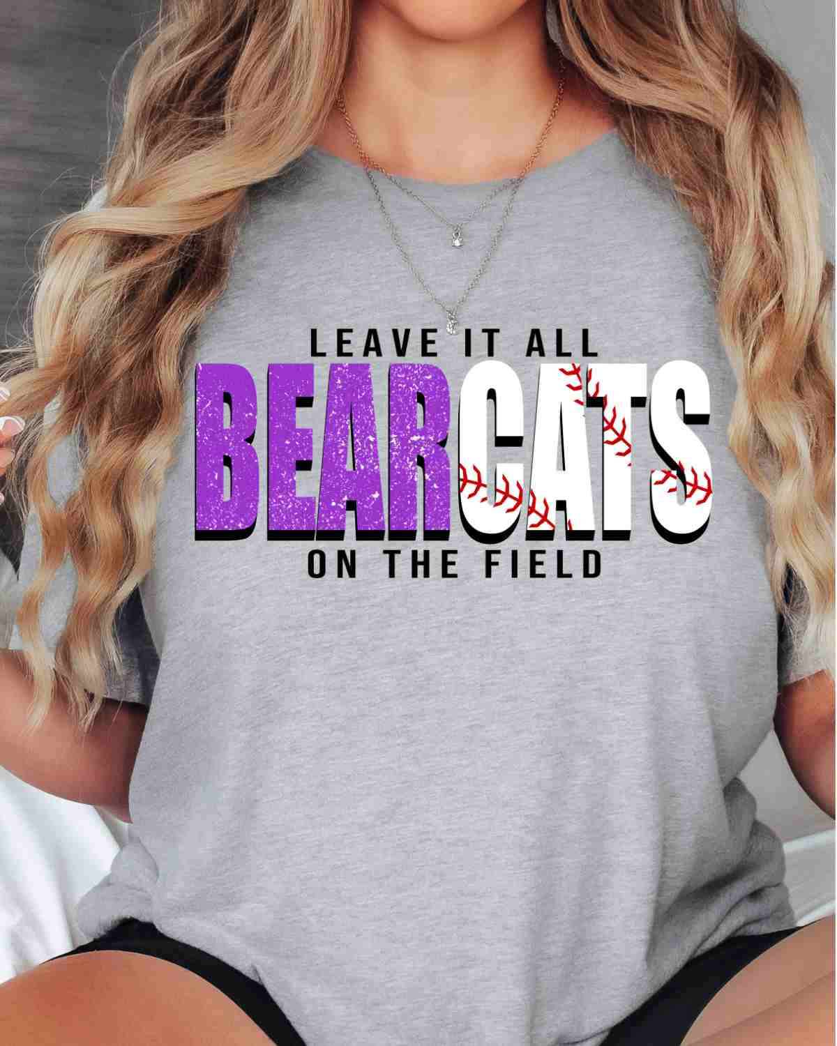 Bearcats Baseball Leave it on the Field DTF Transfer