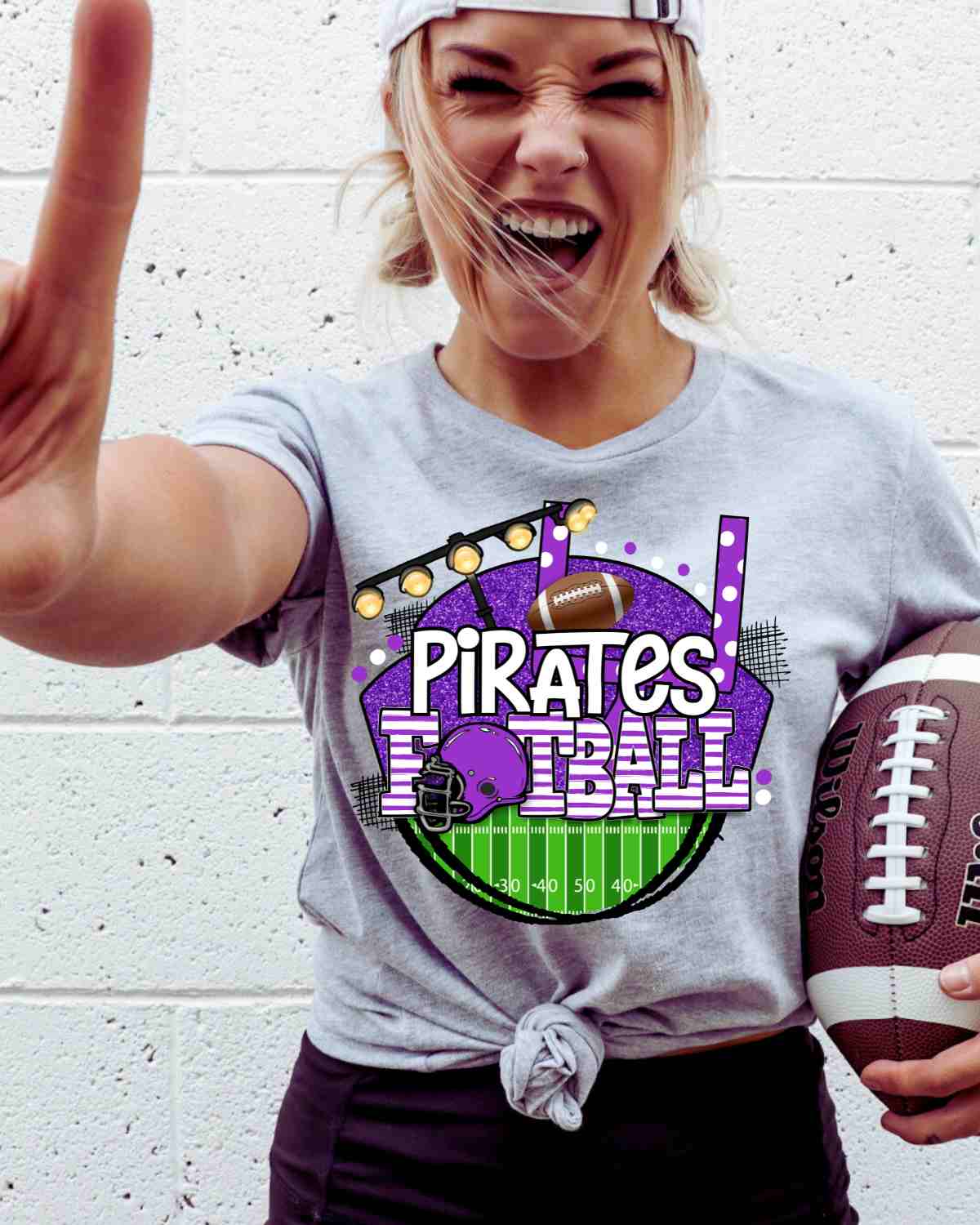 Pirates Football Stadium Circle DTF Transfer