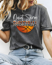Quiet Storm Basketball Half Ball DTF Transfer