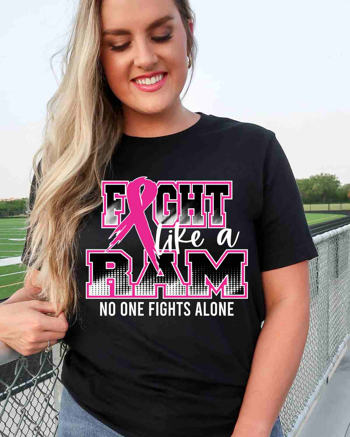 Fight Like a Ram DTF Transfer