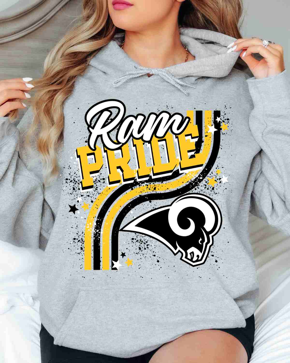 Ram Pride Wavy Stripes DTF Transfer