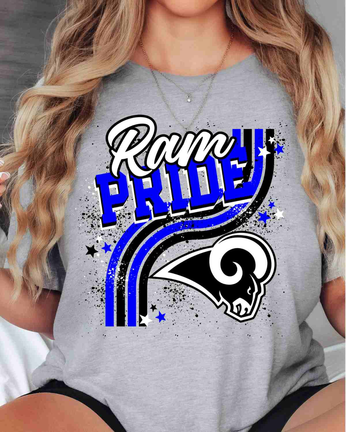 Ram Pride Wavy Stripes DTF Transfer