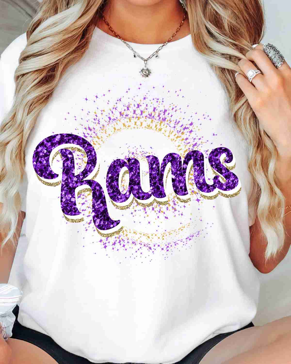 Rams Swirl DTF Transfer