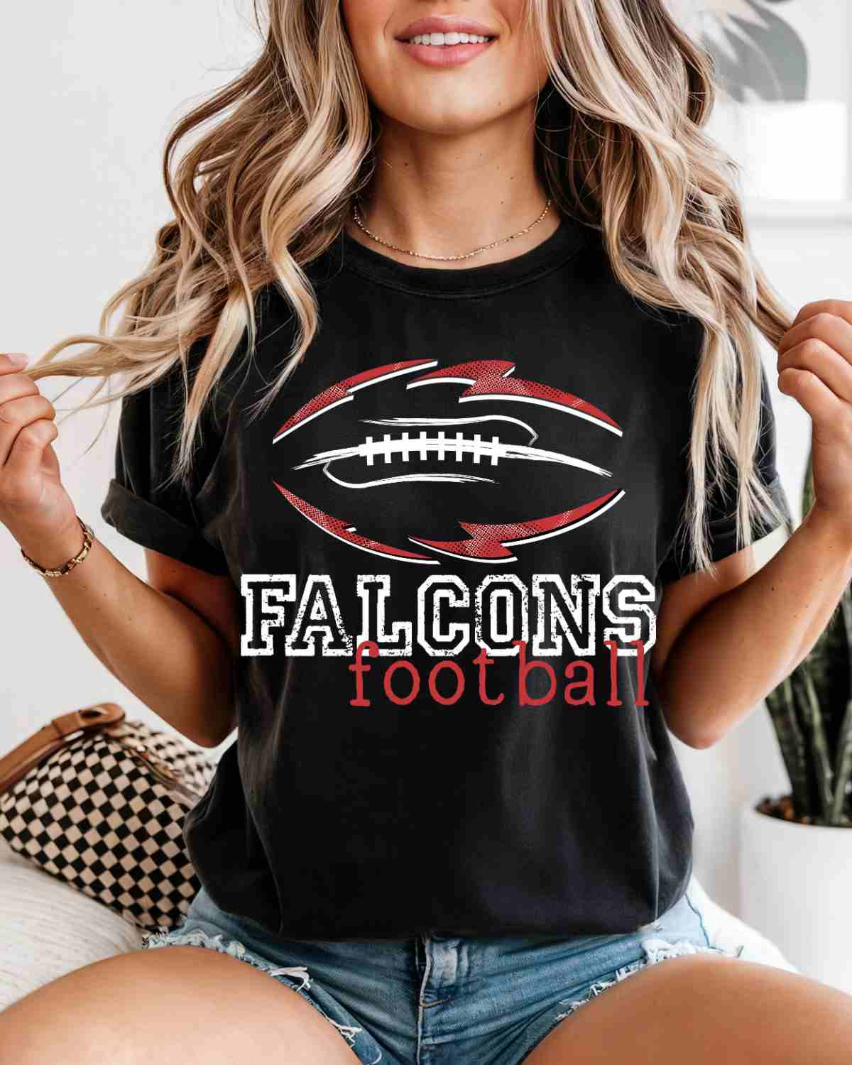 Falcons Football Tribal DTF Transfer