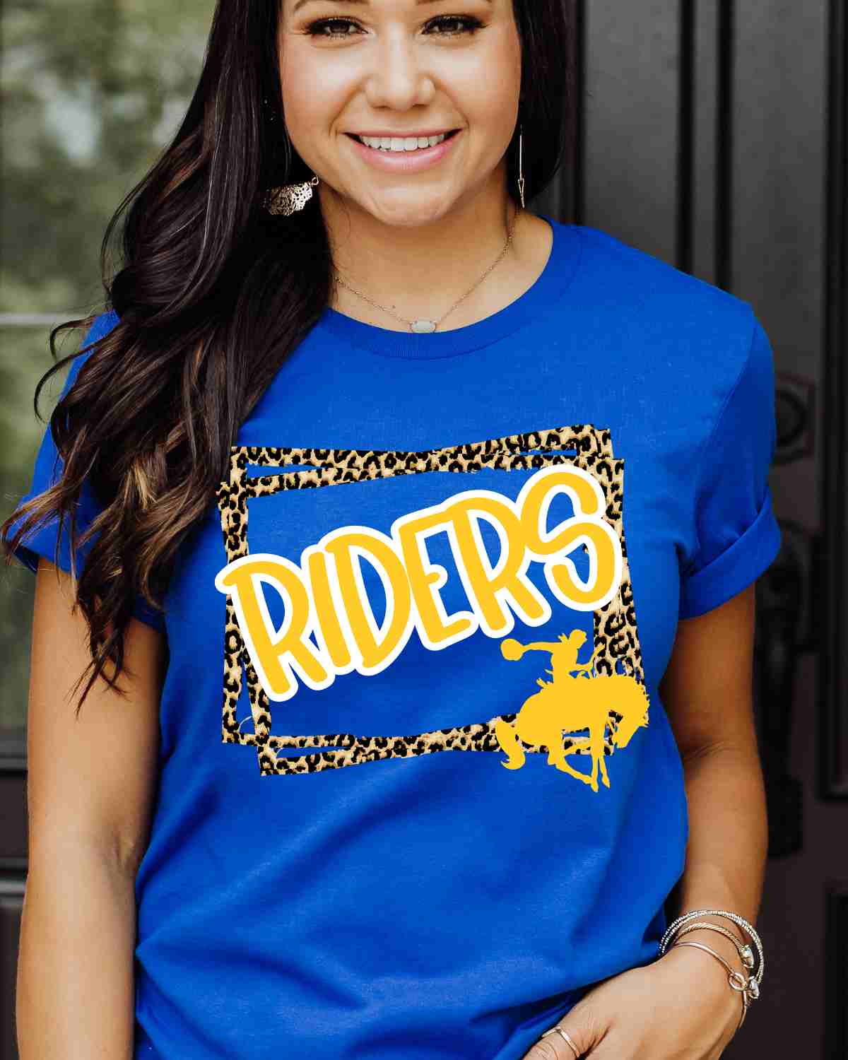 Riders Leopard Border DTF Transfer