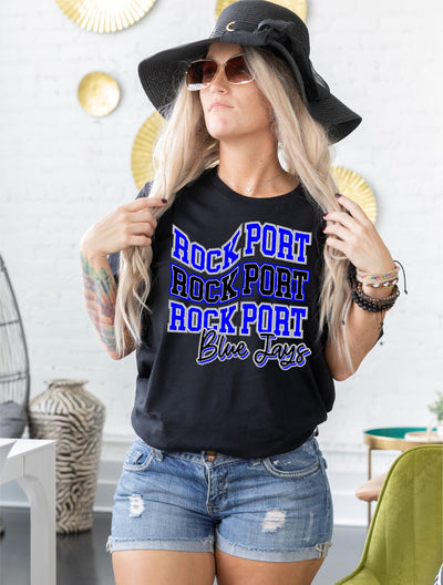 Rock Port Blue Jays Swerve Word DTF Transfer