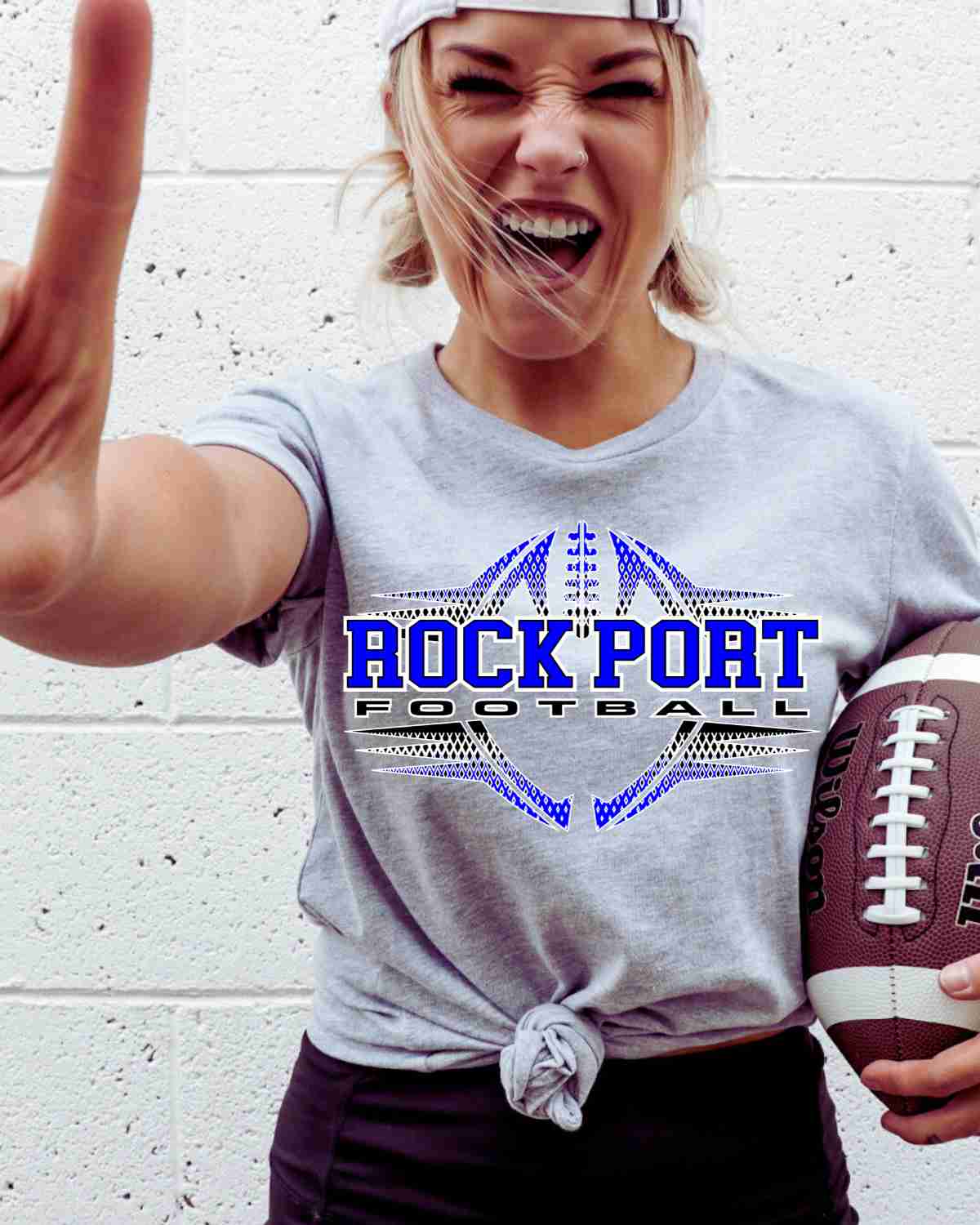Rockport Football Halftone DTF Transfer