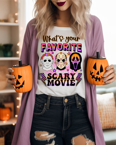 What's your favorite scary movie DTF Transfer
