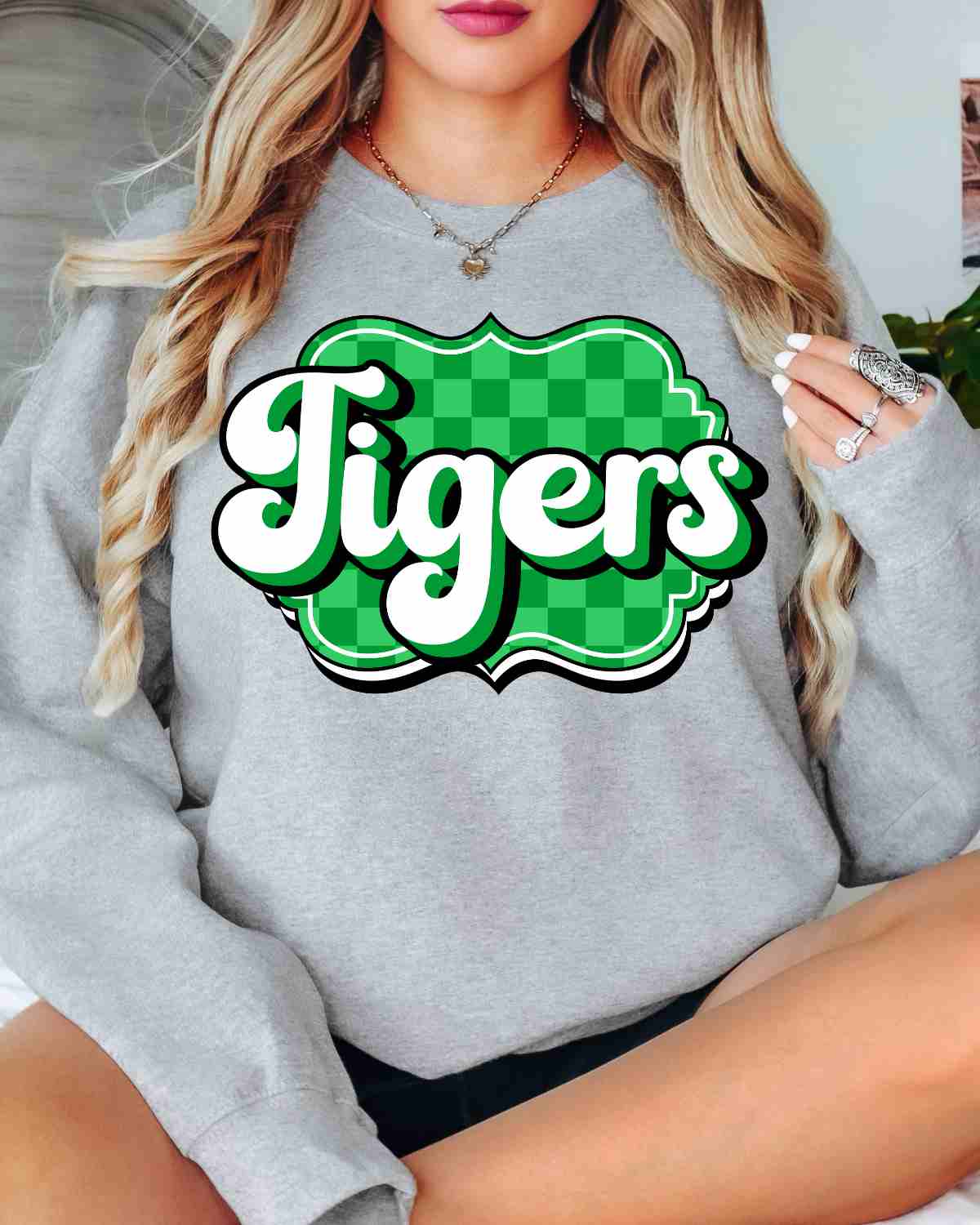 Tigers Retro Bracket DTF Transfer