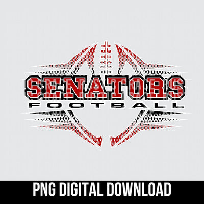 Senators Football Halftone Digital Download