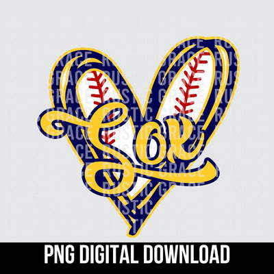 Sox Baseball Heart Digital Download