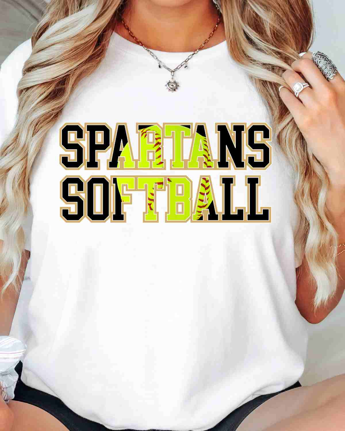 Spartans Softball Word DTF Transfer