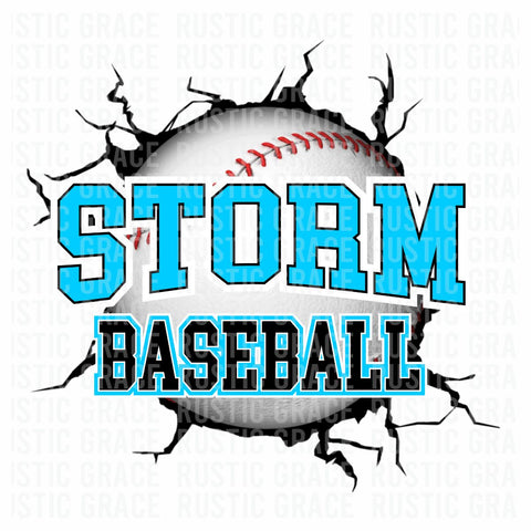 Storm Baseball Break Through Digital Download