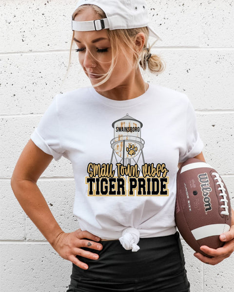 Small Town Vibes Swainsboro Tiger Pride DTF Transfer