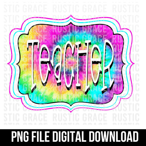 Teacher Bracket Digital Download