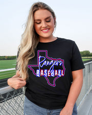 Texas Rangers Baseball DTF Transfer