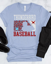 Thunderbird Leopard Baseball Man DTF Transfer