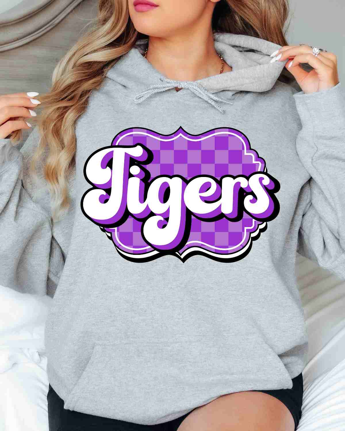 Tigers Retro Bracket DTF Transfer