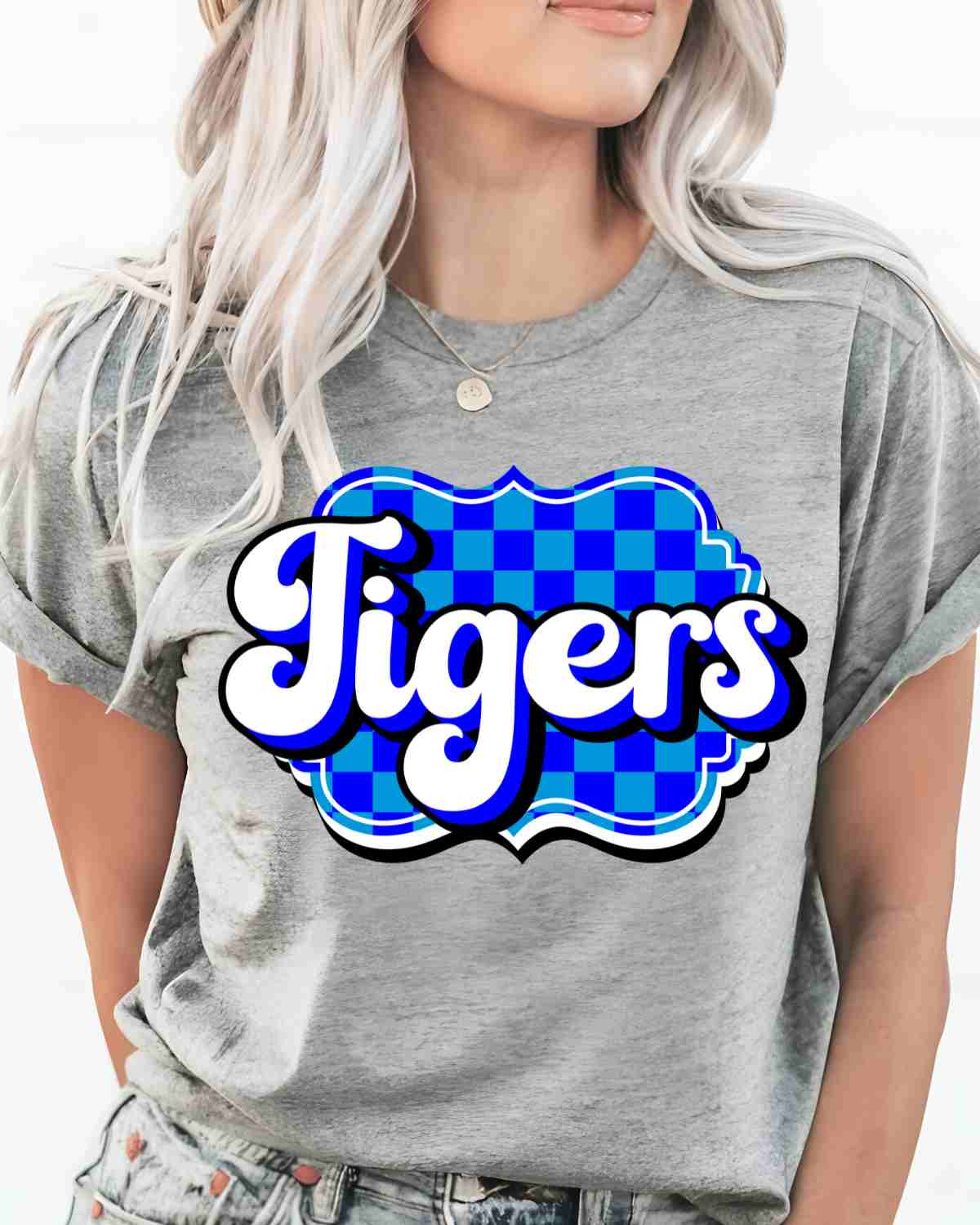 Tigers Retro Bracket DTF Transfer