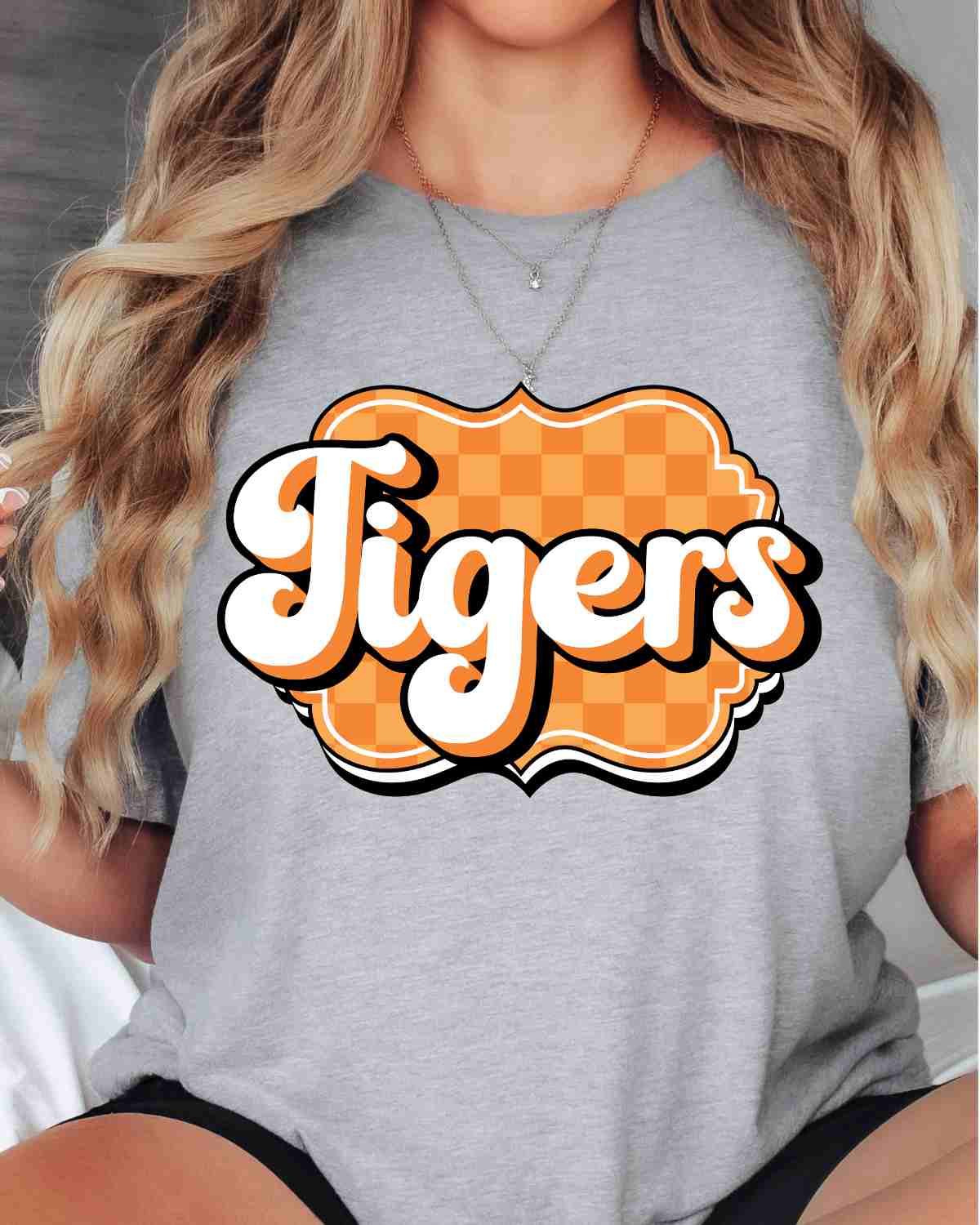 Tigers Retro Bracket DTF Transfer