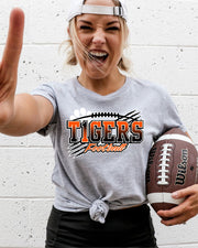 Tigers Football Claw Marks DTF Transfer