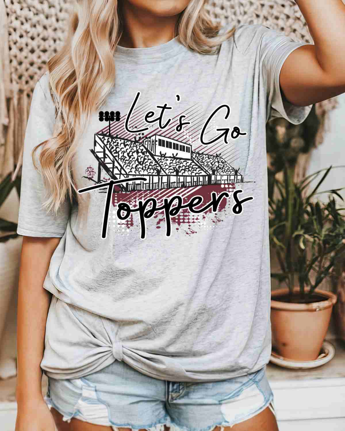 Let's Go Toppers Stadium DTF Transfer