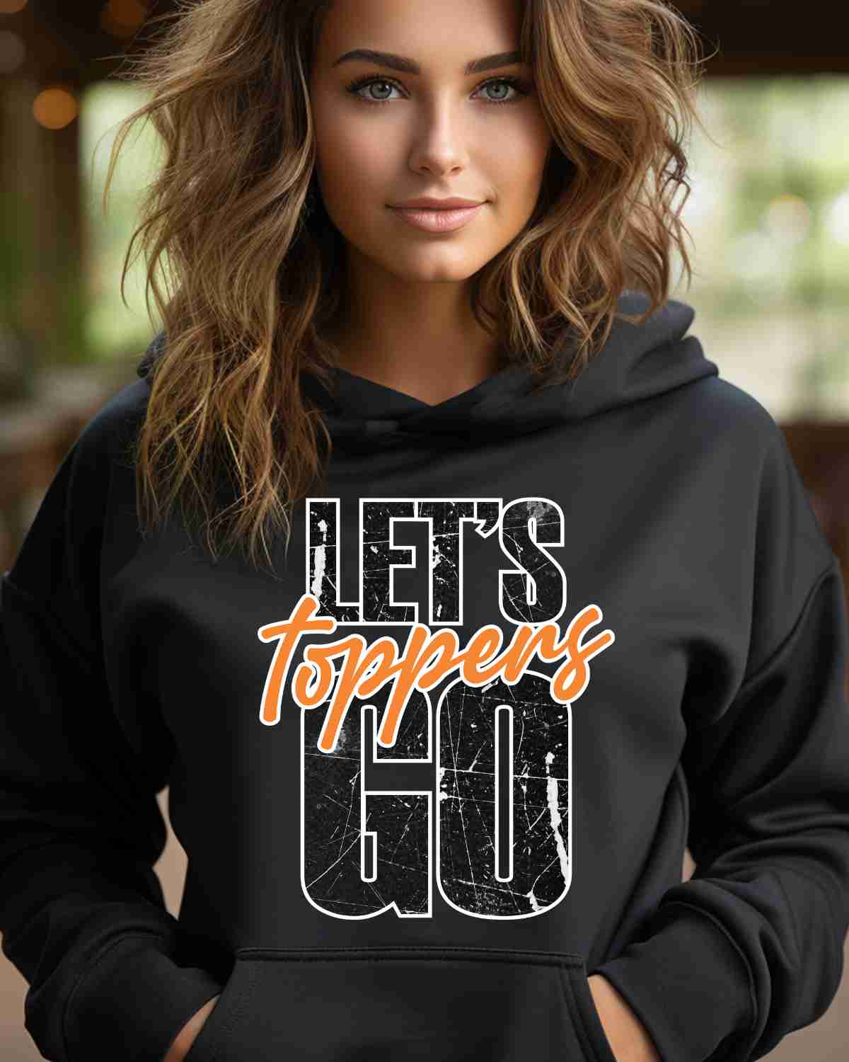 Let's Go Toppers DTF Transfer