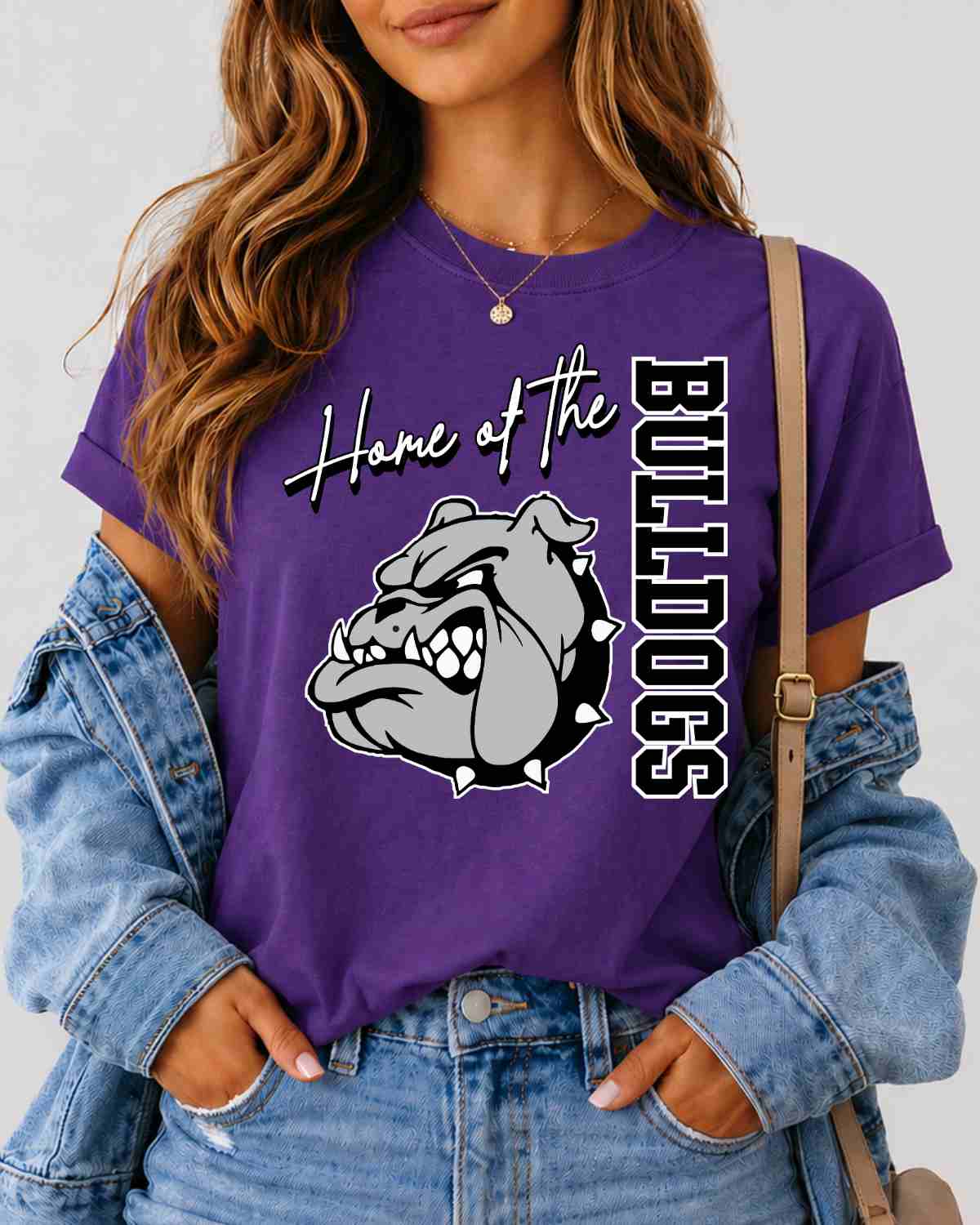 Home of the Bulldogs DTF Transfer - Rustic Grace Heat Transfer Company