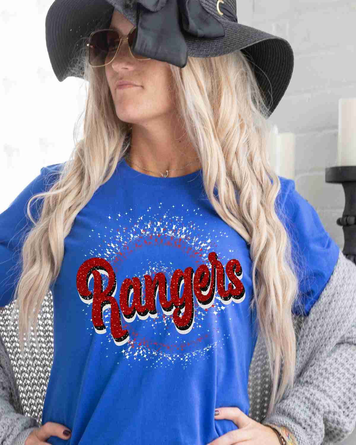 Rangers Swirl DTF Transfer