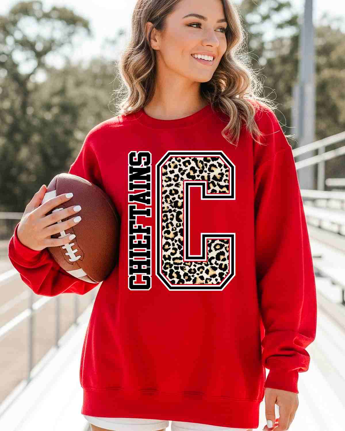 Chieftains Leopard Name Letter DTF Transfer