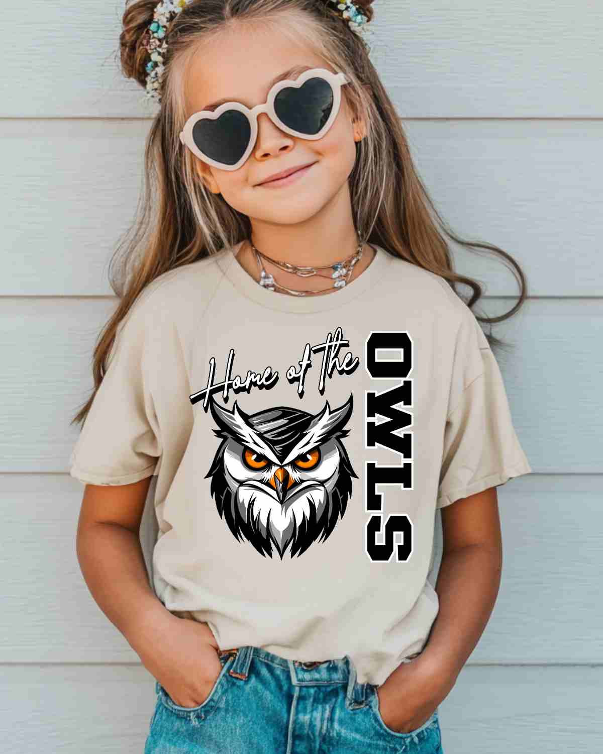 Home of the Owls DTF Transfer - Rustic Grace Heat Transfer Company
