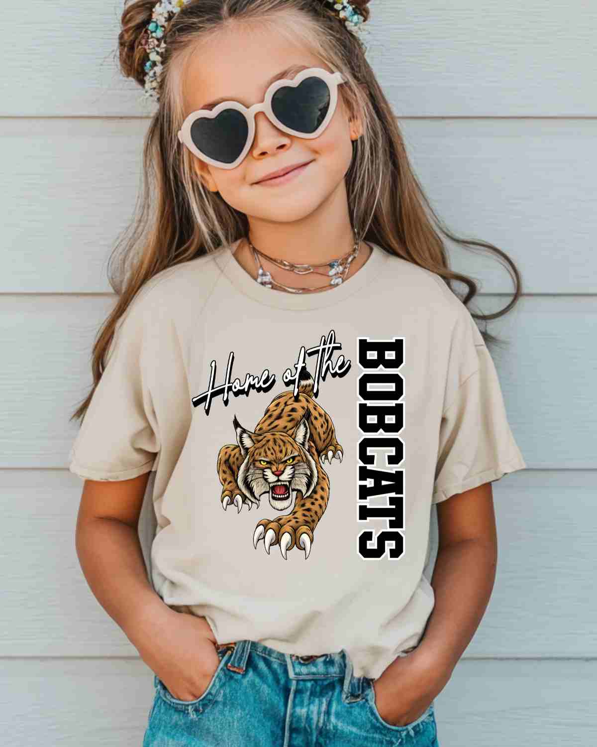 Home of the Bobcats DTF Transfer - Rustic Grace Heat Transfer Company