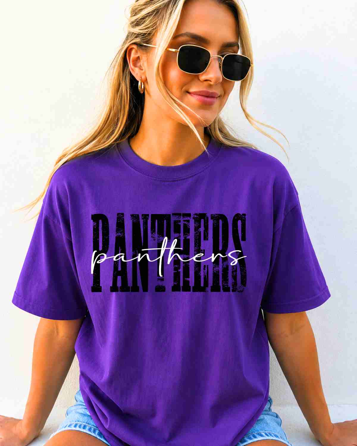 Custom Mascot Distressed Word DTF Transfer