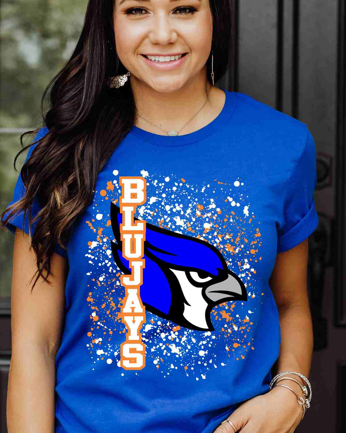 Blujays Mascot Splatter DTF Transfer