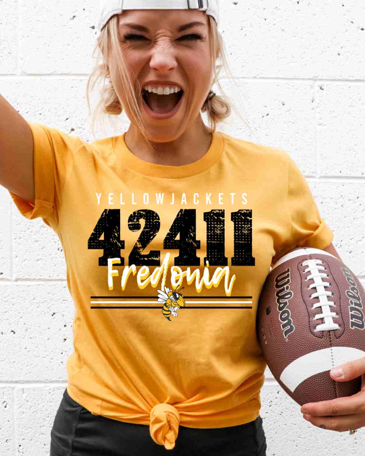 Fredonia Yellowjackets 42411 DTF Transfer